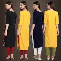 Fancy Crepe Kurtis for Women Pack Of 4-thumb1