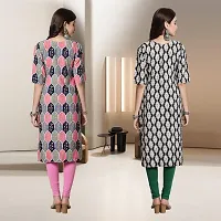 Fancy Rayon Kurtis For Women Pack Of 2-thumb1