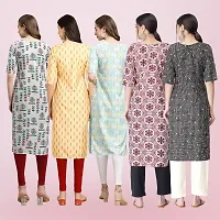 Women Stylish Crepe Printed Straight Kurta-thumb1