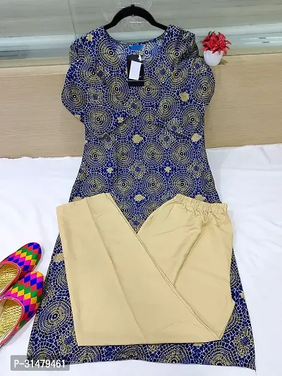 Fancy Crepe Kurta Bottom Set For Women