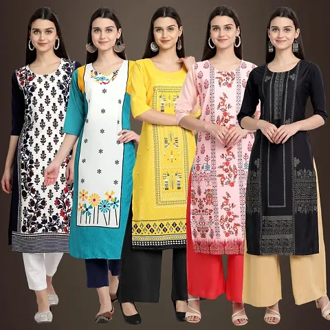 Stylish Fancy Kurtis Pack Of 5