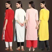 Fancy Crepe Kurtis for Women Pack Of 4-thumb1