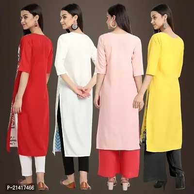 Fancy Crepe Kurtis for Women Pack Of 4-thumb2