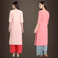 Fancy Crepe Kurtis for Women Pack Of 2-thumb1