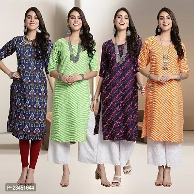 Fancy Crepe Kurtis for Women Pack Of 4