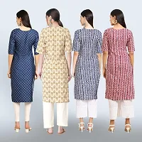 Women Stylish Crepe Straight Kurta-thumb1