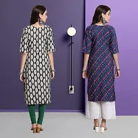 Fancy Crepe Kurtas For Women Pack Of 2-thumb1