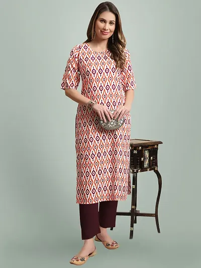 Fancy Crepe Printed Kurti