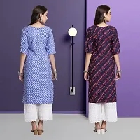 Fancy Crepe Kurtas For Women Pack Of 2-thumb1