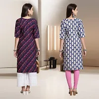 Fancy Rayon Kurtis For Women Pack Of 2-thumb1