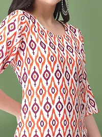 Stylish Crepe Printed Kurti For Women-thumb4