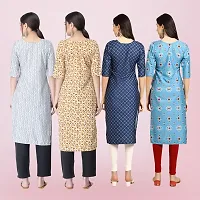 Women Stylish Crepe Printed Straight Kurta-thumb1