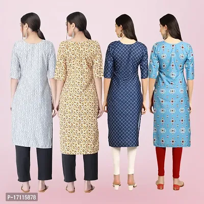 Women Stylish Crepe Printed Straight Kurta-thumb2