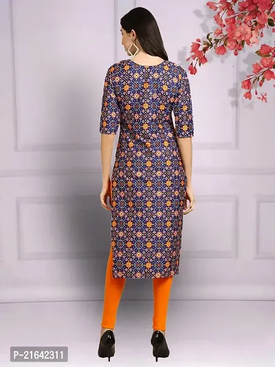 Stylish Crepe Stitched Kurta For Women-thumb3