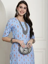 Stylish Multicoloured Crepe Printed Kurta For Women Combo Of 2-thumb2