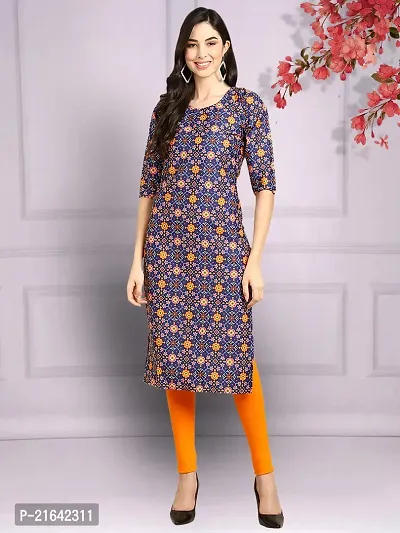 Stylish Crepe Stitched Kurta For Women