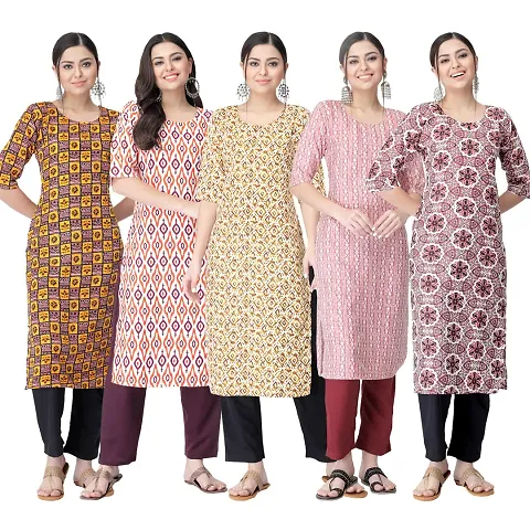 Classic Crepe Kurtis Combo For Women