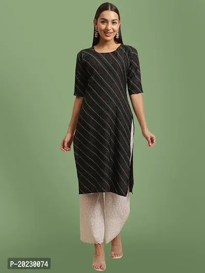 Stylish Crepe Printed Kurti For Women