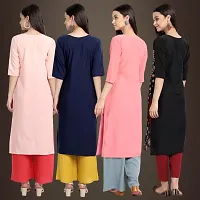 Fancy Crepe Kurtis for Women Pack Of 4-thumb1