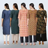 Women Stylish Crepe Printed Staright Kurta-thumb1