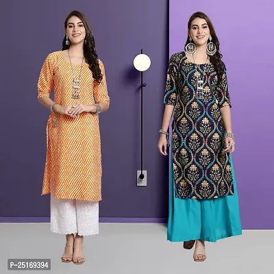 Fancy Crepe Kurtas For Women Pack Of 2