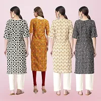 Women Stylish Crepe Printed Straight Kurta-thumb1