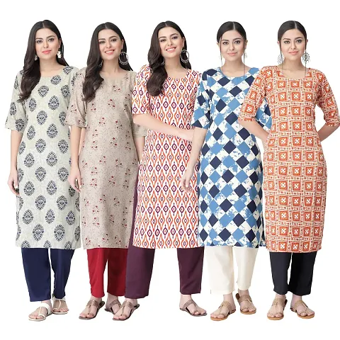 Classic Crepe Kurtis Combo For Women