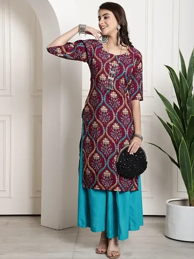 Trending Stylish Crepe Printed Kurtis