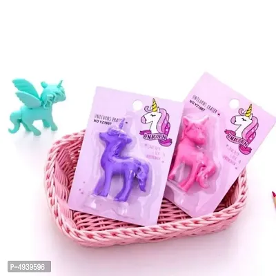 Cute Animal Unicorn Eraser for Kids- Non Toxic Rubber Non-Toxic Eraser  (Set of 1)-thumb5