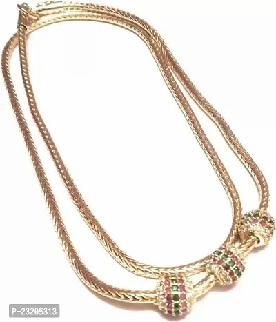 One Gram Gold-Plated Copper Chain for Men and Women