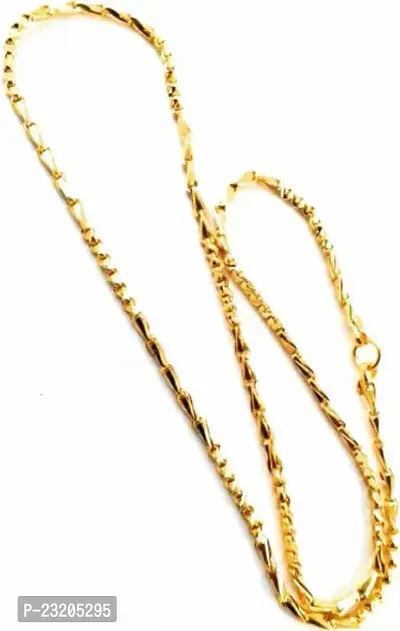 One Gram Gold-Plated Copper Chain for Men and Women-thumb0