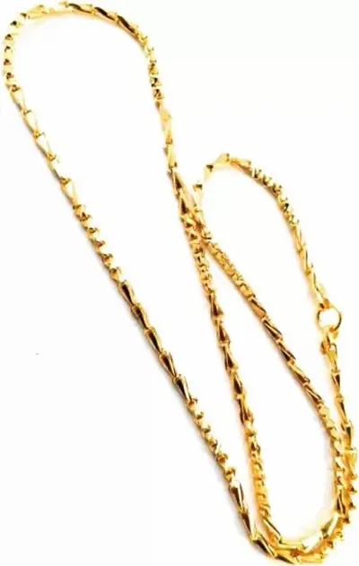 Gold-Plated Copper Chain For Unisex