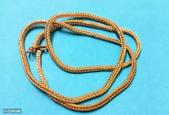 One Gram Gold-Plated Copper Chain for Men and Women-thumb0