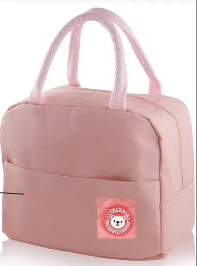 Elegant Polyester Solid Lunch Bag