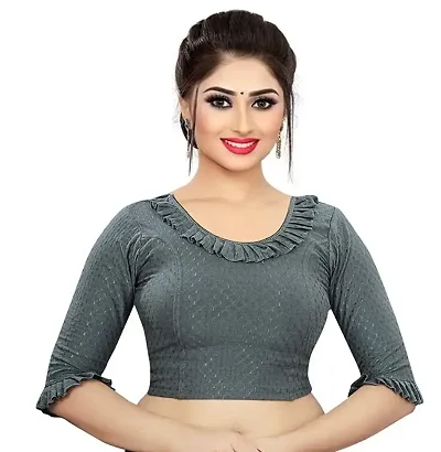 Womens Readymade Round neck Stretchable Blouse