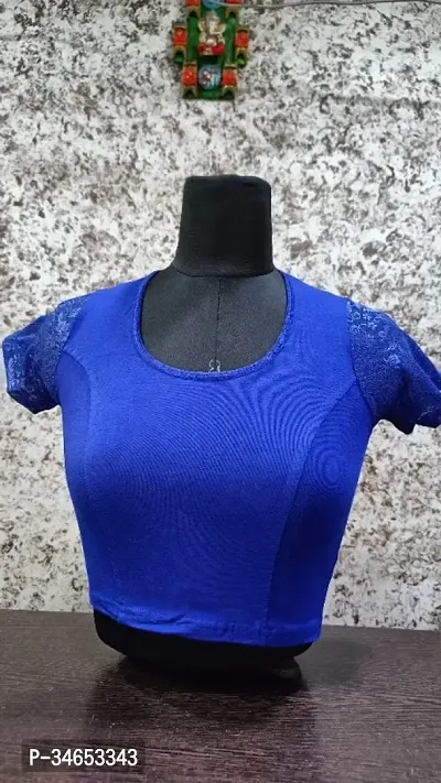 Pre Smart New Fancy Strechable Readymade Womens Blouse-thumb0