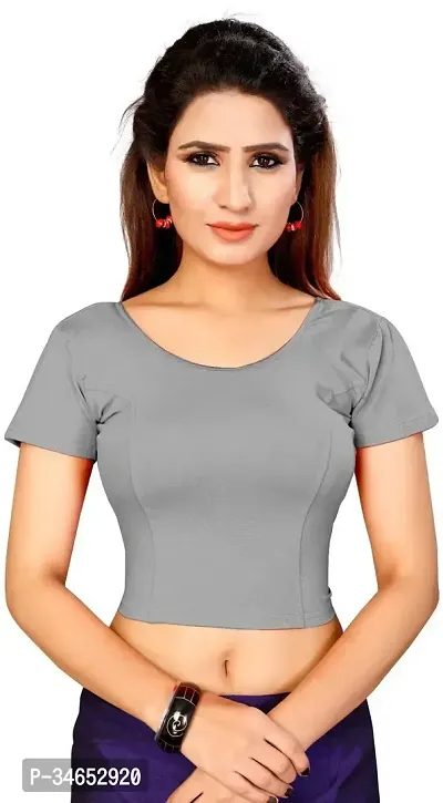 Trendy Cotton Blend Full Stitched Blouse-thumb0