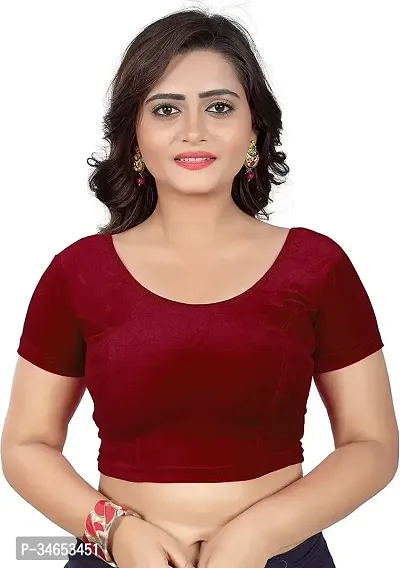 Stylish Velvet Blouse for Women-thumb0