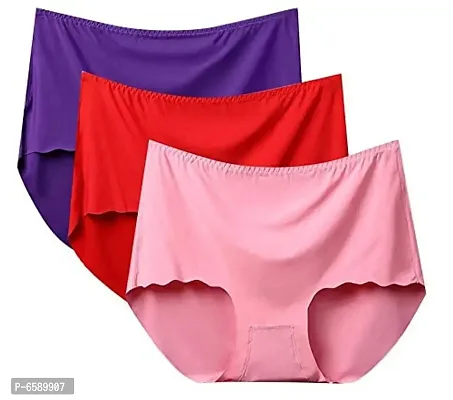 WOMEN/GIRLS HIPSTER SEAMLESS PANTY PACK OF ( 3 )-thumb0