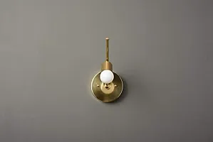 ATHARV DECOR Raw Brass Mid Century Modern Wall Sconce Light for Bathroom (Bulbs not Included)-thumb1