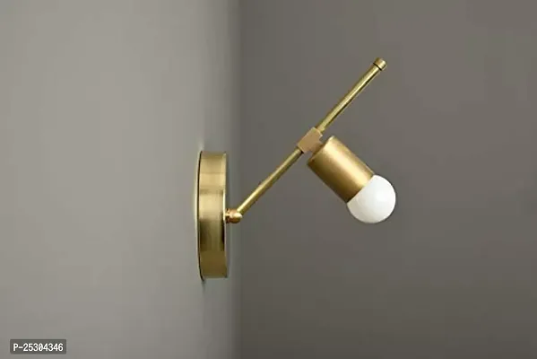 ATHARV DECOR Raw Brass Mid Century Modern Wall Sconce Light for Bathroom (Bulbs not Included)