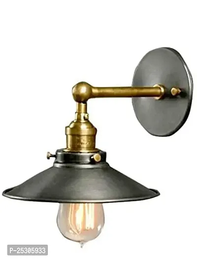 ATHARV DECOR Metal Industrial Loft Wall Light Texture Black and Antique E27 Holder with 4w LED Filament Bulb Metal Industrial Loft Wall Light Texture Black and Antique E27 Holder with 4w LED