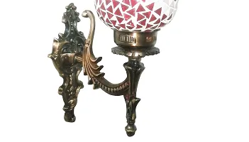 ATHARV DECOR Fancy Light Wall lamp with Metal Fitting and All Fixture (Bulbs not Included)-thumb1