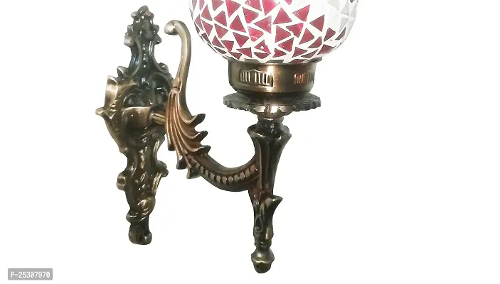 ATHARV DECOR Fancy Light Wall lamp with Metal Fitting and All Fixture (Bulbs not Included)-thumb2