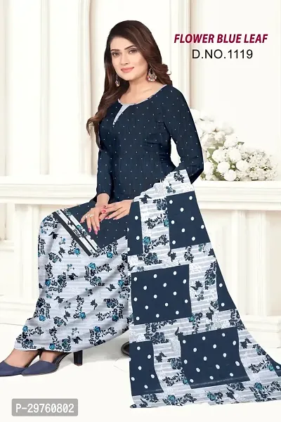 Elegant Crepe Dress Material with Dupatta For Women