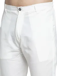 Bontestitch Mens Cotton Blend Regular Fit Knee Length Kurta Pajama Set (Maroon)-thumb4