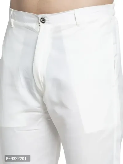 Bontestitch Mens Cotton Blend Regular Fit Knee Length Kurta Pajama Set (Maroon)-thumb5