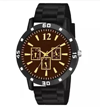 Stylish Black Analog Watches For Men-thumb1