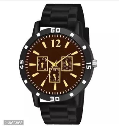 Stylish Black Analog Watches For Men-thumb2