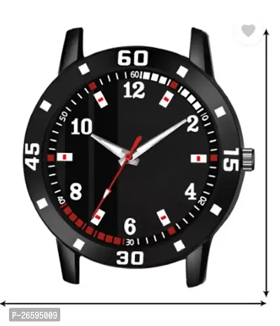 Stylish Black PU Analog Watches For Men-thumb3